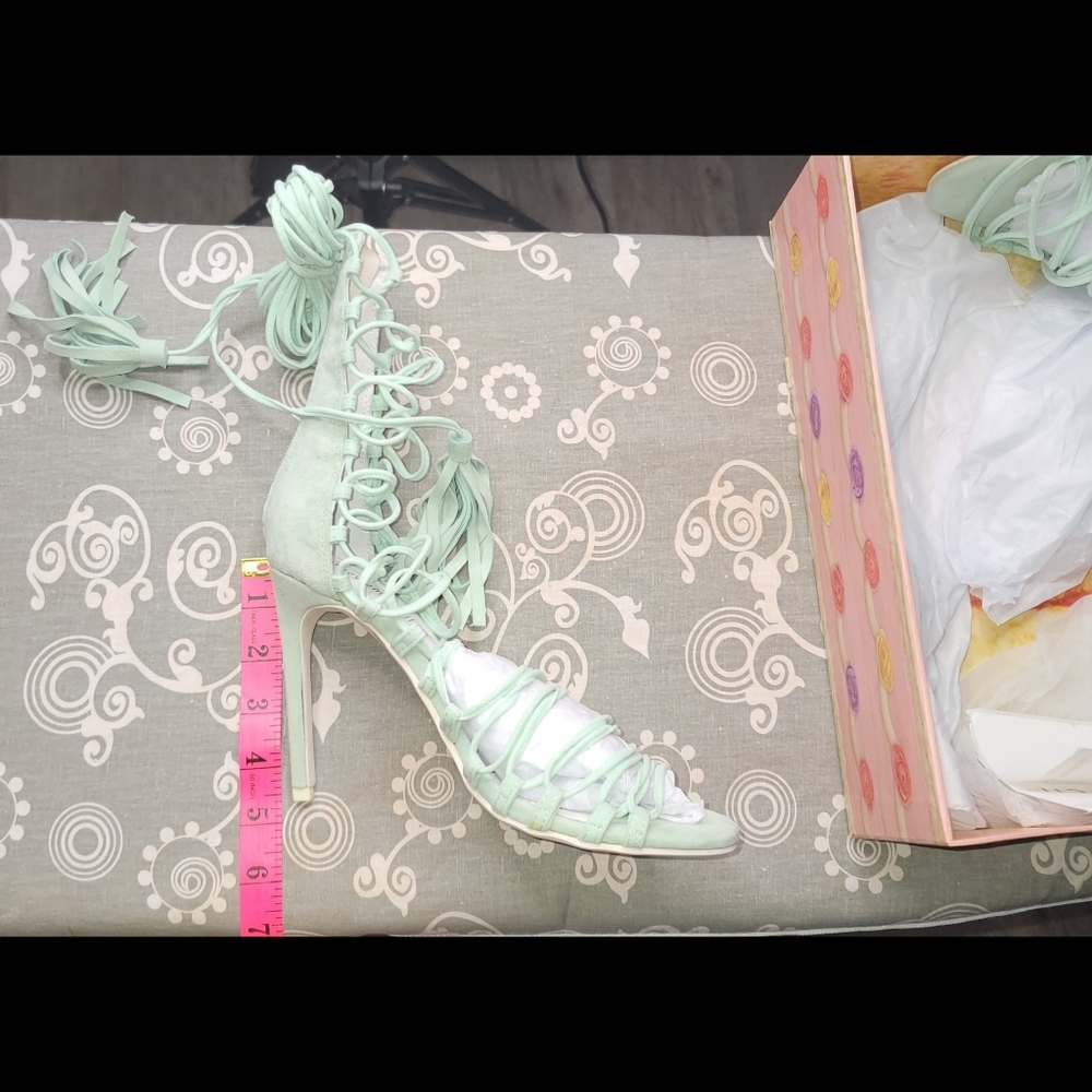 Mint Advent-Lo Heels From Jeffrey Campbell - Picture 9 of 10